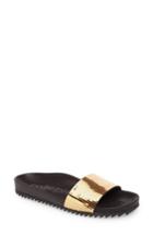 Women's Pedro Garcia Alice Slide Sandal Us / 37eu - Metallic