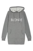 Women's Brunette The Label Blonde Sweatshirt Dress - Grey