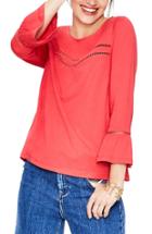 Women's Boden Gracie Jersey Top - Red