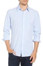 Men's Mizzen+main Ridgway Slim Fit Performance Sport Shirt - Blue