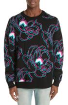 Men's Double Rainbouu 3d Flora Sweater - Black