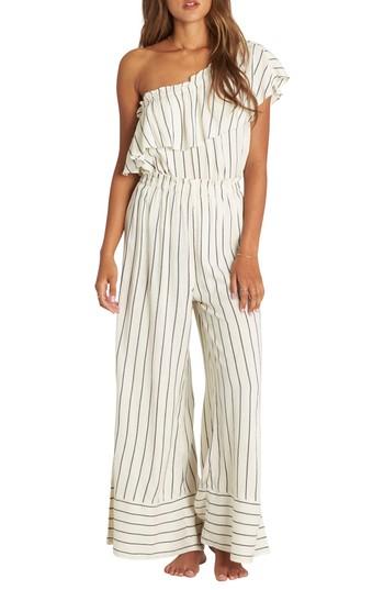 Women's Billabong Flip Out Wide Leg Pants - White