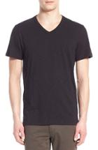 Men's Vince Slub V-neck T-shirt - Black