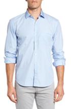 Men's Culturata Trim Fit Heritage Print Sport Shirt, Size - Blue