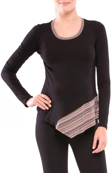 Women's Olian Audrey Asymmetrical Maternity Top