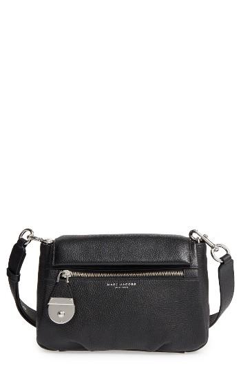 Marc Jacobs The Standard Mini Leather Shoulder/crossbody Bag - Black