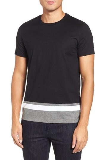 Men's Boss Tiburt Colorblock T-shirt - Black