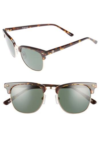 Women's Brightside Copeland 51mm Polarized Sunglasses - Golden Tortoise/ Green Polar