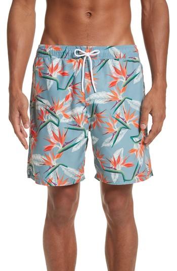 Men's Saturdays Nyc Timothy Paradise Swim Shorts