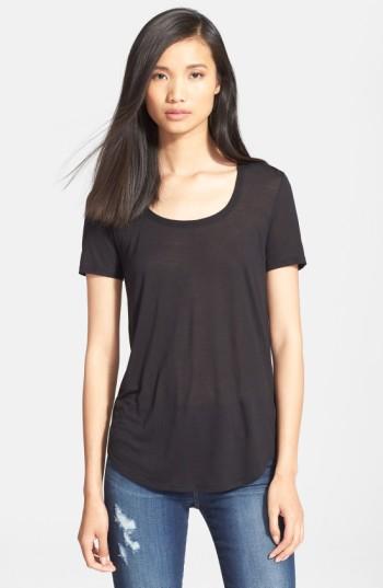 Women's Atm Anthony Thomas Melillo 'sweetheart' Modal Tee - Black