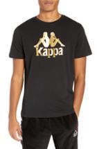 Men's Kappa Estessi Graphic T-shirt, Size - Black