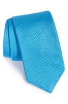 Men's Ted Baker London Solid Silk Tie, Size - Blue