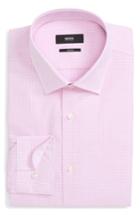 Men's Boss Jesse Slim Fit Check Dress Shirt .5 - Pink