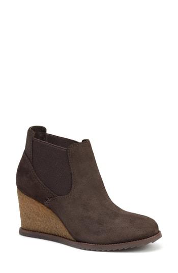 Women's Trask Tatum Wedge Bootie M - Brown