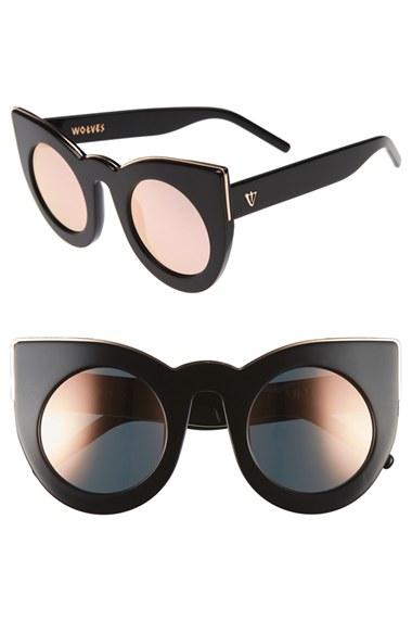 Women's Valley Wolves 48mm Cat Eye Sunglasses -