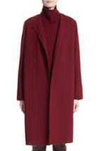 Women's Lafayette 148 New York Robyn Nouveau Crepe Coat, Size - Red