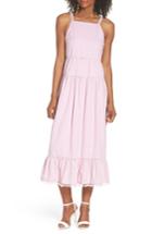 Women's Maggy London Clip Dot Cotton Midi Dress - Pink