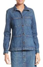 Women's Frame Le Shirt Denim Jacket - Blue
