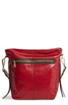 Hobo Banyon Calfskin Leather Bucket Bag - Red