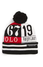 Men's Polo Ralph Lauren Rl67 Pom Beanie - Black