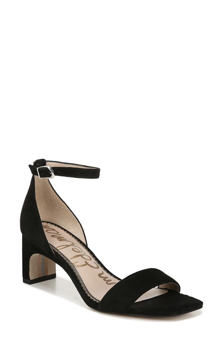 Women's Sam Edelman Holmes Ankle Strap Sandal M - Black