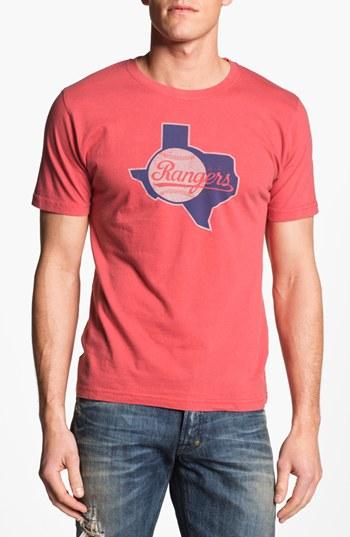 Men's Red Jacket 'texas Rangers' T-shirt
