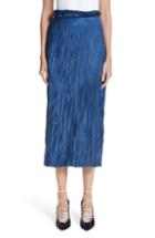 Women's Jason Wu Pleated Satin Skirt - Blue