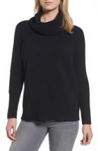 Women's Caslon Cowl Neck Sweater - Black