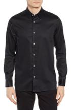 Men's Ted Baker London Crazee Slim Fit Stretch Sport Shirt (s) - Grey