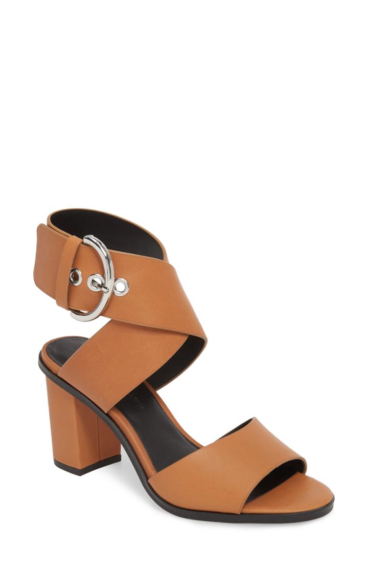 Women's Rebecca Minkoff Valaree Sandal .5 M - Brown