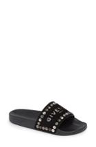 Women's Givenchy Studded Slide Sandal Us / 35eu - Black