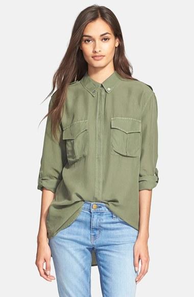 Women's Equipment 'major' Silk Shirt