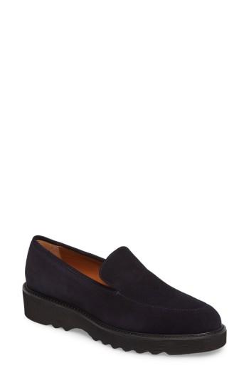 Women's Aquatalia Kelsey Weatherproof Loafer .5 M - Blue