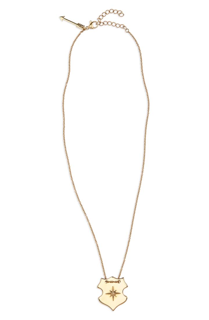 Women's Ellie Vail Kassidy Celestial Shield Pendant Necklace
