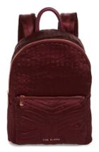 Ted Baker London Quilted Bow Backpack - Brown