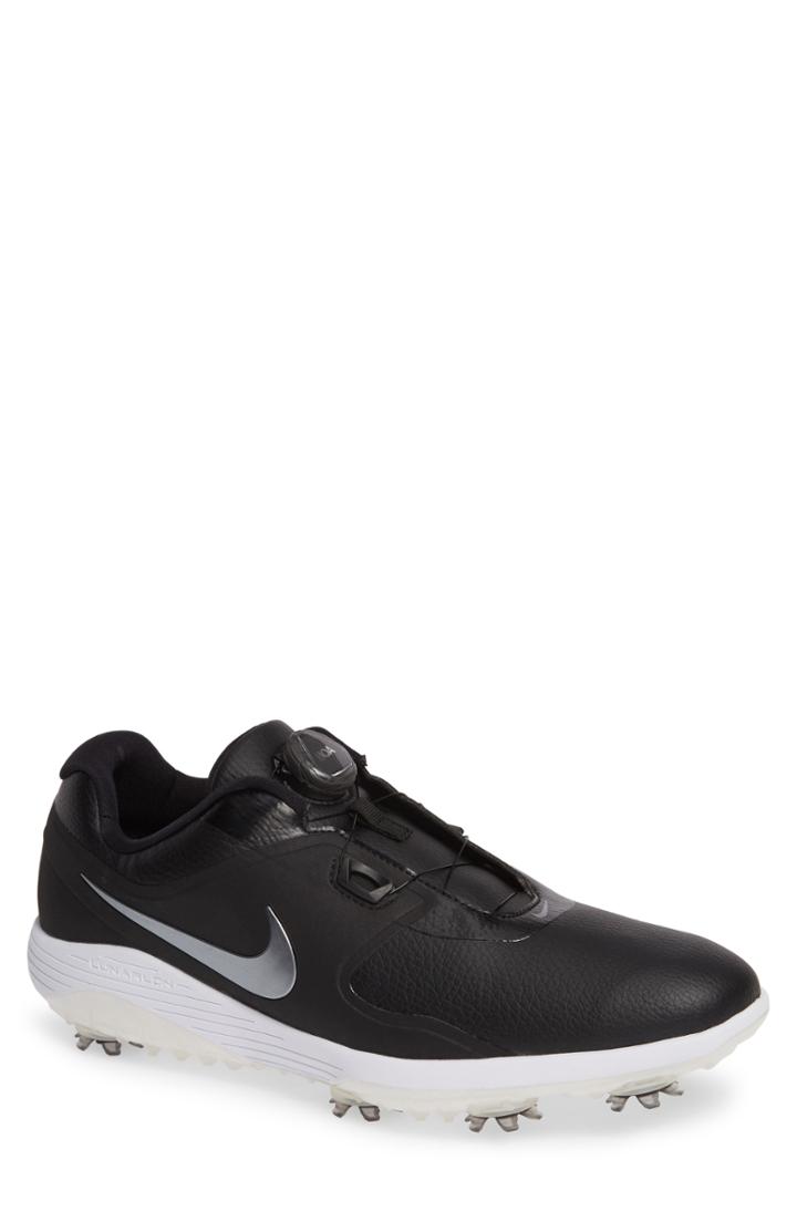 Men's Nike Vapor Pro Boa Waterproof Golf Shoe .5 M - Black