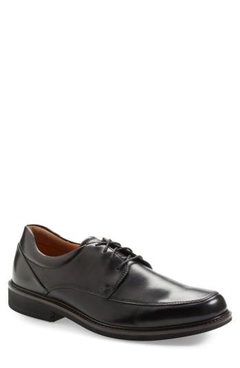Men's Ecco 'holton' Apron Toe Derby -10.5us / 44eu - Black