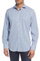 Men's Bugatchi Classic Fit Stacked Circles Performance Sport Shirt