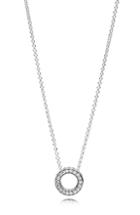 Women's Pandora Hearts Of Pandora Reversible Circle Pendant Necklace