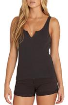 Women's Billabong Like Loni Tank - Black