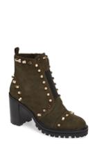 Women's Linea Paolo Honour Studded Bootie M - Green