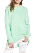 Women's Leith High-low Sweater - Green