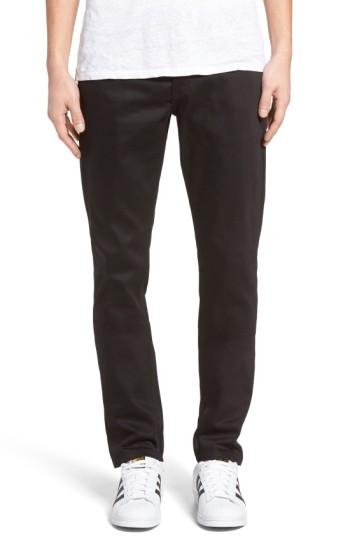 Men's The Unbranded Brand Ub455 Selvedge Skinny Fit Jeans - Black