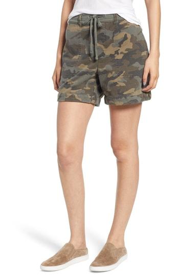 Women's James Perse Camo Shorts - Black