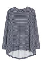 Women's Bobeau Butter High/low Top, Size - Blue