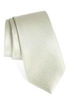 Men's Calibrate Saturated Dot Silk Tie, Size - Yellow