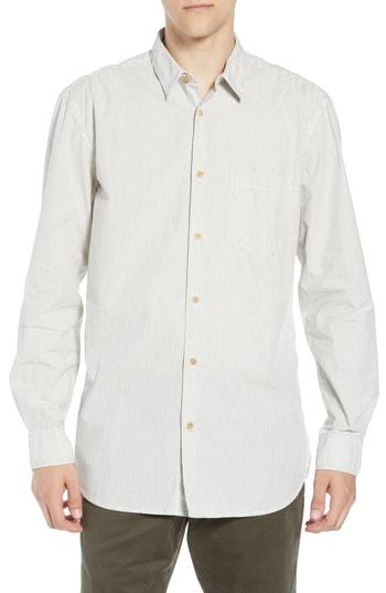 Men's French Connection Core Peach Fit Sport Shirt, Size Small - Blue