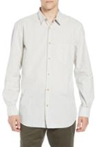 Men's French Connection Core Peach Fit Sport Shirt, Size Small - Blue