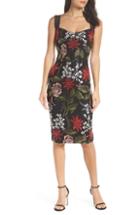Women's Bronx And Banco Bonita Embroidered Fit & Flare Silhouette Us / 10 Au - Black