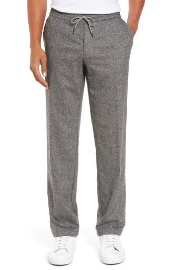 Men's Boss Barne Drawstring Waist Trousers R - Grey